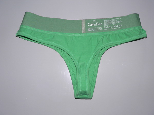 Calvin Klein Mujer Tanga Blateado Verde